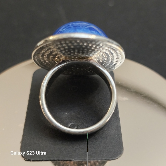 Lapiz Lazuli Ring Size 6 - Picture 7 of 11